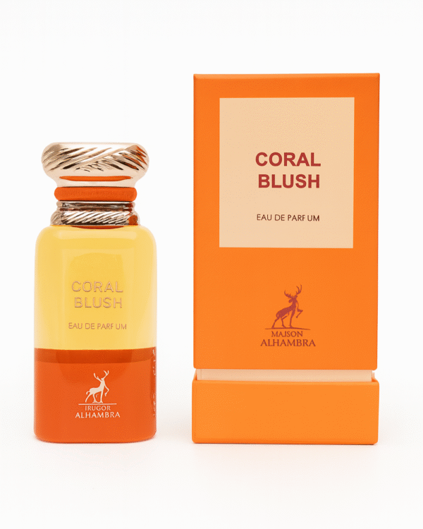 Parfum Coral Brush bouteille et emballage