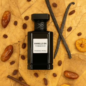 Mise en situation parfum homme vanille en tobacco